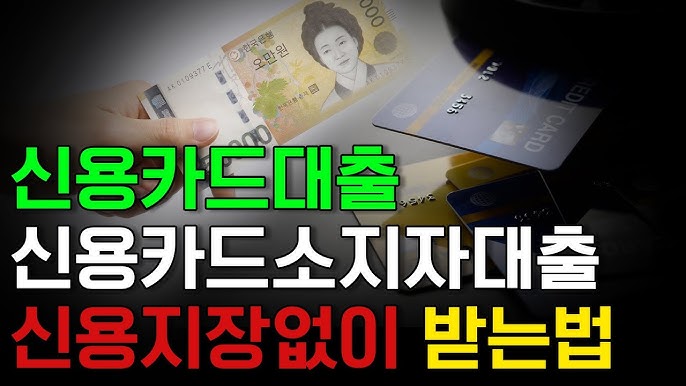 신용카드소지자대출